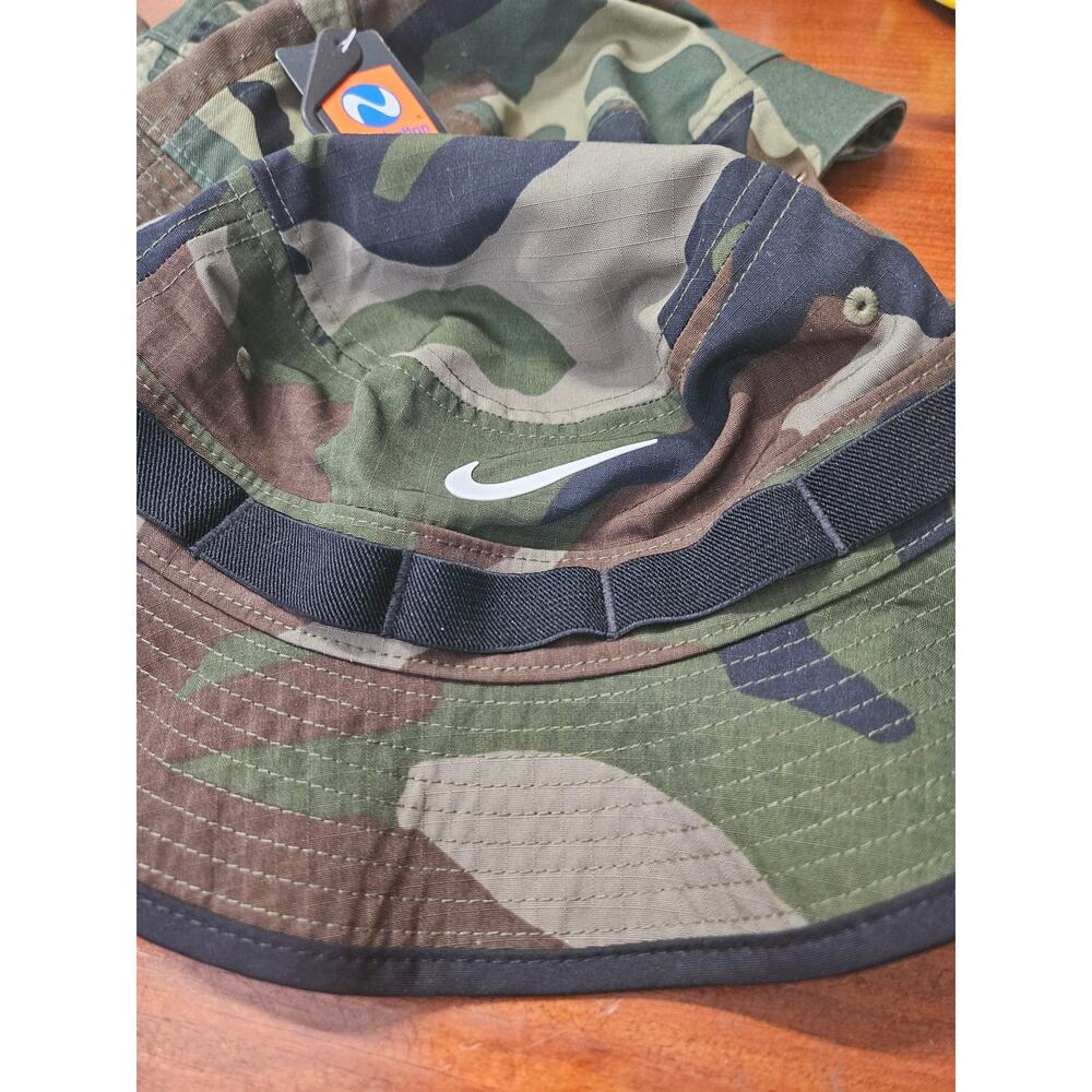 Nike Newhattan Gelante Camo Bucket Hat Lot 6 S S/M 2 NWT Woodland - Picture 2 of 8